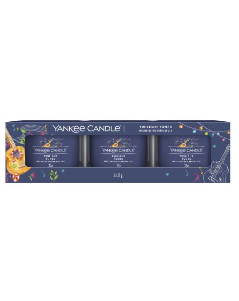 Coffret 3 bougies votives Signature Mélodies du crépuscule - 5-10h