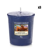 3 Bougies parfumée votive Original Mélodies du crépuscule - 15h