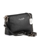 Idalia schwarze Ledertasche - 24x16x9 cm