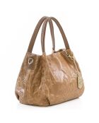 Clarissa cognac leren handtas - 28x20x12 cm