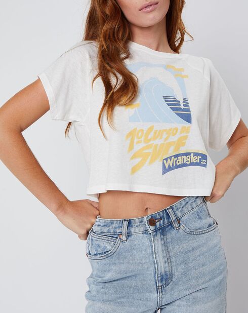 T-Shirt Billabong x Wrangler Take It Back blanc