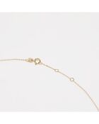 Collier Diamants 0.068 ct or jaune
