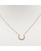 Collier Diamants 0.068 ct or jaune
