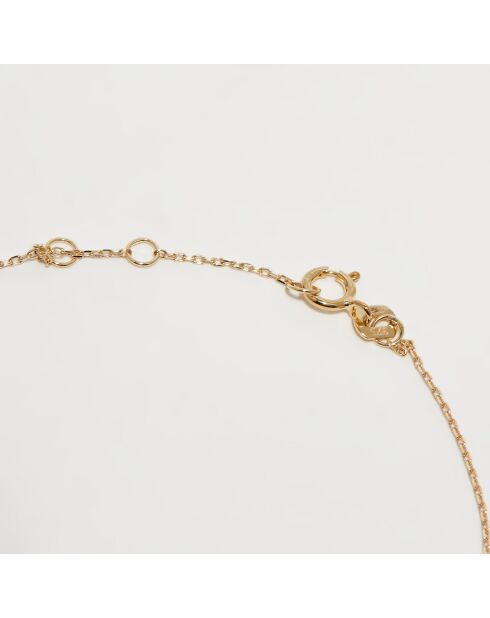 Brazalete de oro amarillo y diamantes de 0,04 quilates