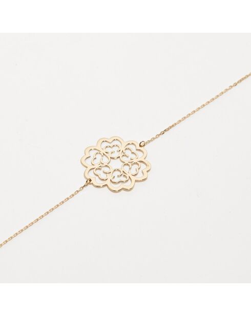 Pulsera Menèlas All Gold en oro amarillo