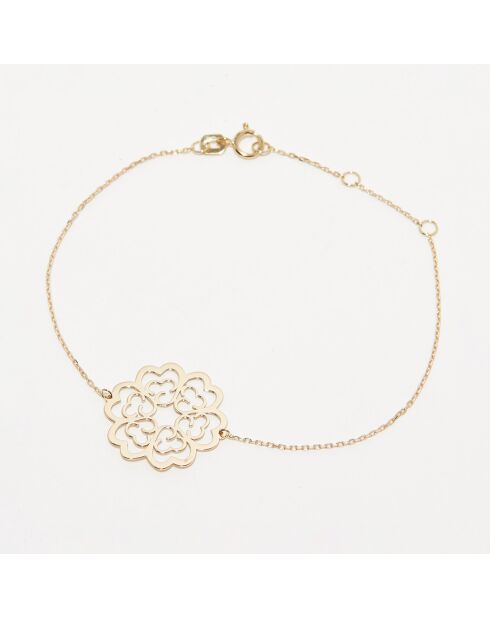 Pulsera Menèlas All Gold en oro amarillo