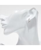Boucle d'oreille Unitaire Charms Diamants 0.048 ct or blanc