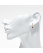 Boucles d'oreilles Tereza Saphirs 0.32 ct or jaune