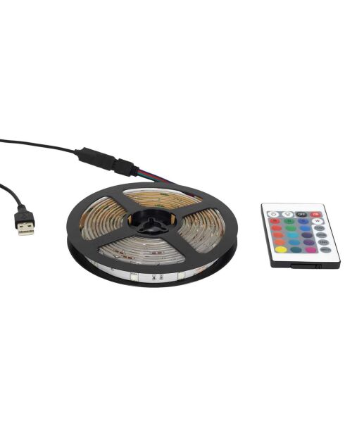 Ruban LED télécommandé transparent - 111x1x0.5 cm