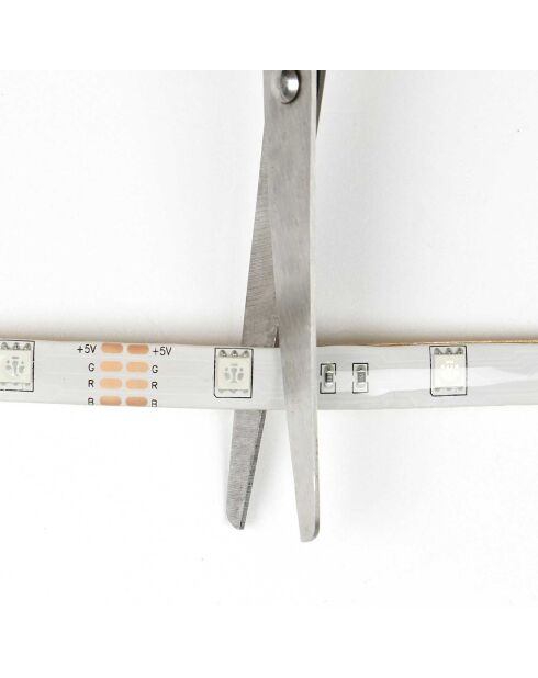 Ruban LED télécommandé transparent - 500x0.2x1 cm