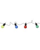 Guirlande ampoules multicolores LED multicolore - 1250x5x5 cm