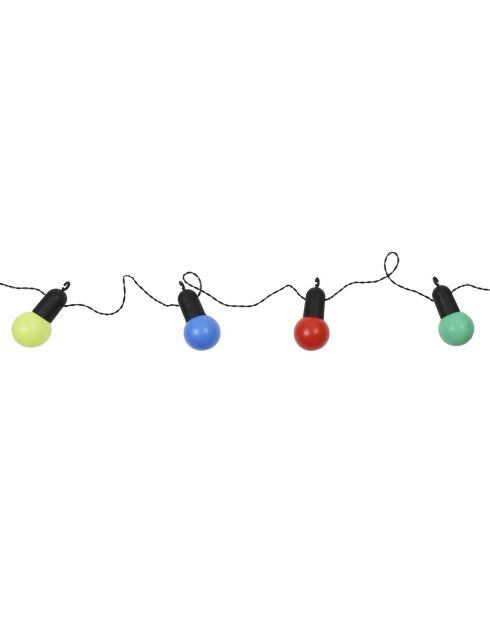 Guirlande ampoules multicolores LED multicolore - 1250x5x5 cm