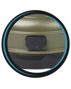 Lampe camping style tempête verte - 10x16.6x10 cm