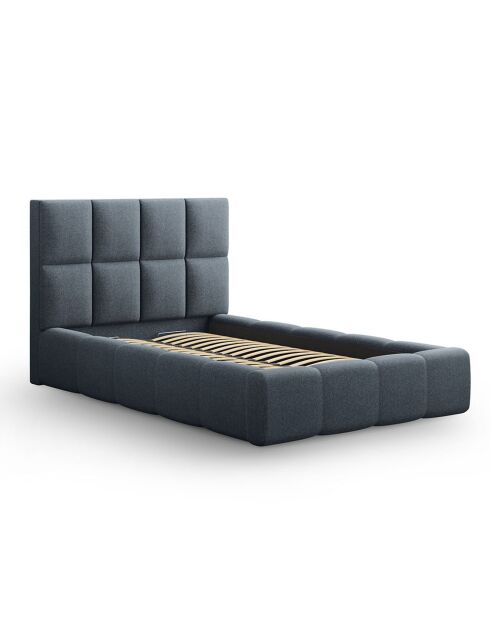 Lit avec coffre de rangement Isa bleu foncé - 230x165x125 cm