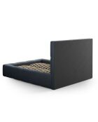 Lit avec coffre de rangement Isa bleu foncé - 230x205x125 cm