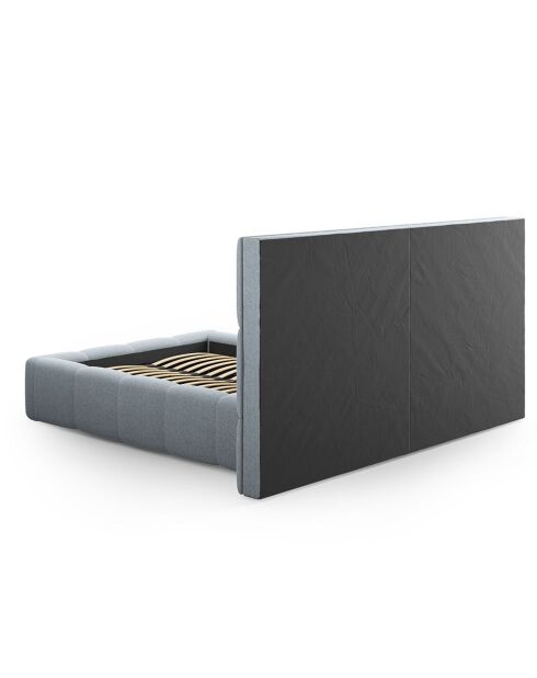 Lit avec coffre de rangement Isa bleu clair - 230x250x125 cm