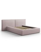 Lit avec coffre de rangement Tena rose - 230x200x100 cm