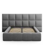 Lit avec coffre de rangement Isa gris foncé - 230x300x125 cm