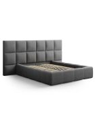 Lit avec coffre de rangement Isa gris foncé - 230x300x125 cm
