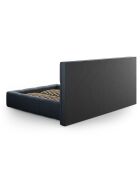 Lit avec coffre de rangement Isa bleu foncé - 230x300x125 cm