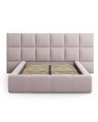 Lit avec coffre de rangement Isa rose - 230x300x125 cm