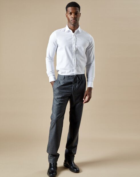 Chemise slim Sammy blanche