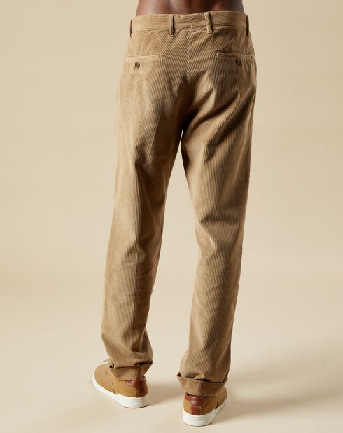 Pantalon en Velours côtelé Tom khaki