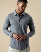 Chemise Polo Jersey dark gris mix