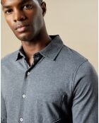 Chemise Polo Jersey dark gris mix