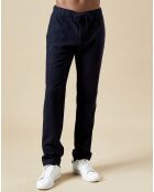 Pantalon en Laine mélangée Tanker navy