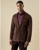 Veste en Velours côtelé Jonny dark marron