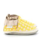 Belea gelb/beige Lederpantoffeln