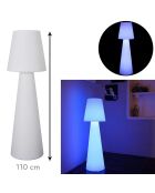 Lampadaire LED multicolore avec télécommande multicolore - 34x110x34 cm