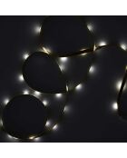 Guirlande lumineuse solaire LED blanche blanche - 300x0x0 cm