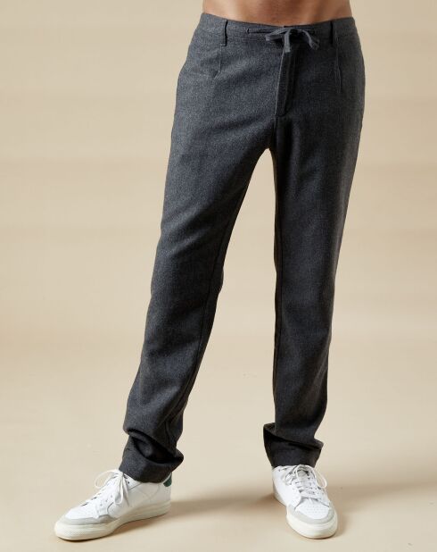 Pantalon en Laine mélangée Tanker gris