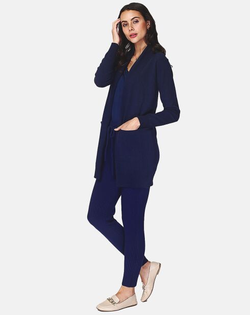 Cardigan Fiona bleu nuit