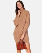 Robe Esmee camel fonce