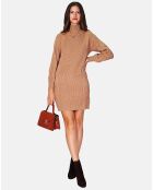 Robe Esmee camel fonce