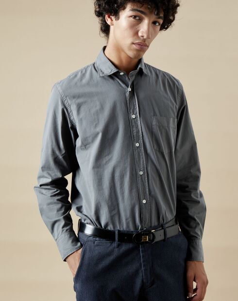 Chemise regular Paul Pat graphite