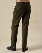 Pantalon en Velours côtelés Tobby dark olive