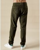 Pantalon en Velours côtelé Tom dark olive