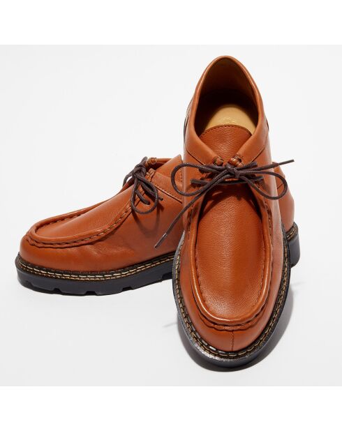 Derbies en Cuir Maurice marron