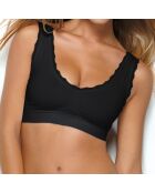 Sujetador deportivo negro Milla