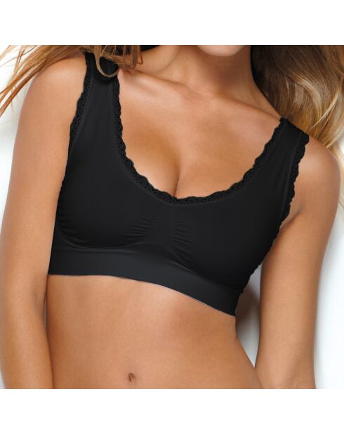 Sujetador deportivo negro Milla