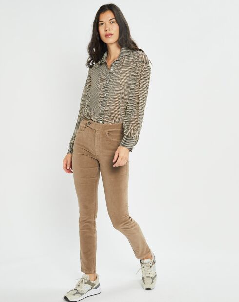 Pantalon en Velours Pants seigle