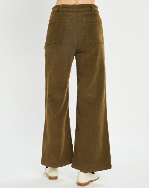 Pantalon en Velours côtelé Pants kaki