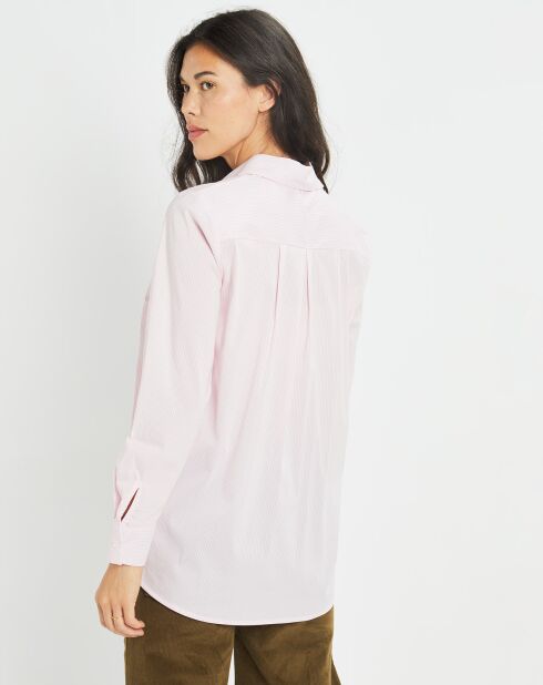 Chemise Plume rose pâle