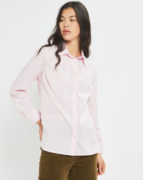 Chemise Plume rose pâle