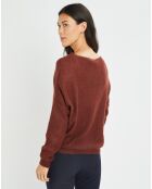 Pull en Mohair mélangé Milane terra