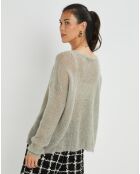 Pull en Mohair mélangé Milane perle